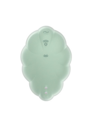 Stimulateur clitoridien par onde de pression sans contact et par vibration USB vert menthe, Cloud Dancer Satisfyer - CC597838